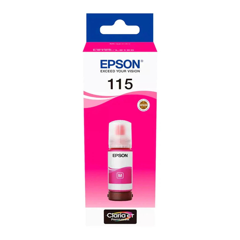 Epson 115 EcoTank Magenta Ink Bottle - 70ml/ Print up to 2.3K Pages Epson