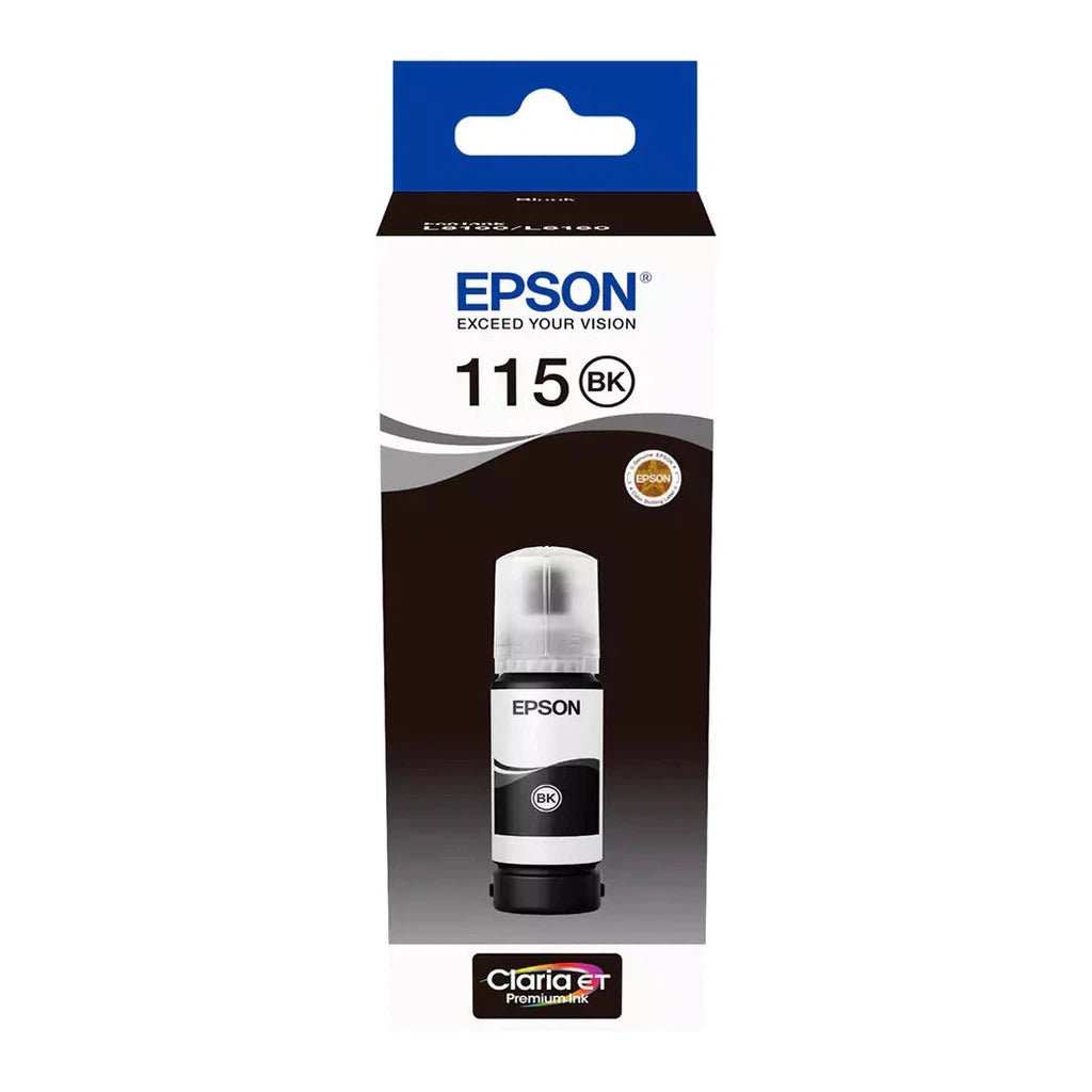 Epson 115 EcoTank Photo Black Ink Bottle - 70ml/ Print up to 6.2K Pages Epson