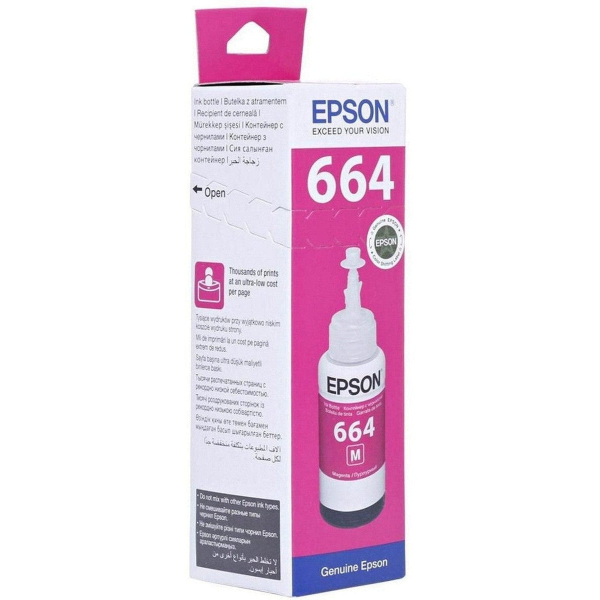 Epson Magenta Ink Bottle 664 70Ml Epson