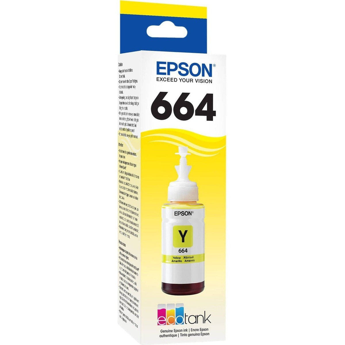 Epson Yellow Ink Bottle 664 70Ml Epson