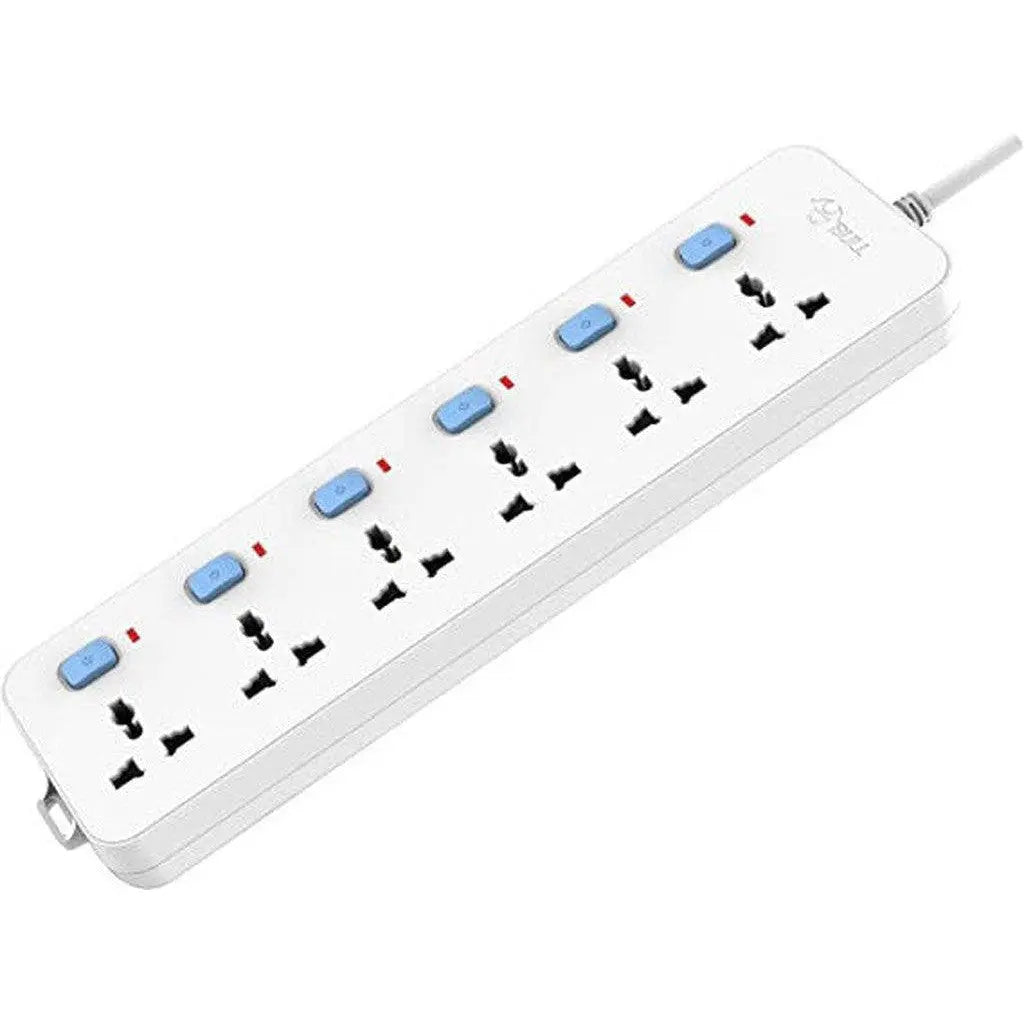 Extension Board Socket 6 Switch 3 M Wire ColorWaves