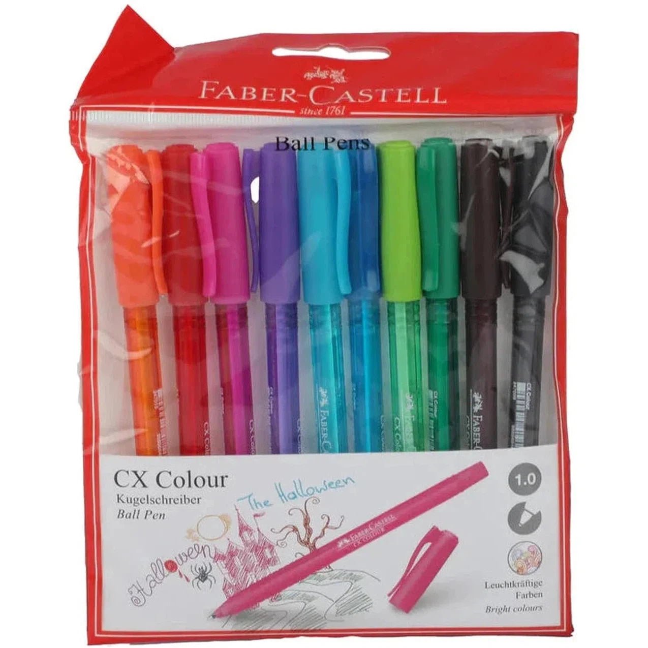 Faber Castel Cx 10 Colored Pens ColorWaves