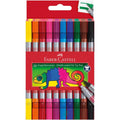 Faber Castell 10 Double Ended Felt Tip Pens ColorWaves