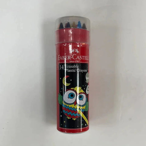 Faber Castell 14 Colored Crayons (Cylinder Case) ColorWaves