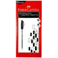 Faber Castell 1423 Medium 1.0 Mm Ballpoint 10 Black Pens ColorWaves