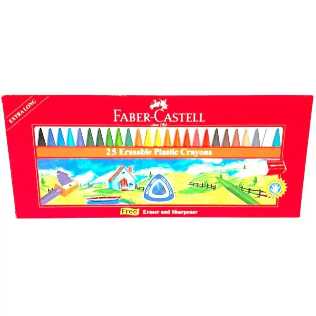 Faber Castell 25 Long Crayons ColorWaves