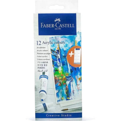 Faber Castell Acrylic Colours 12 ColorWaves