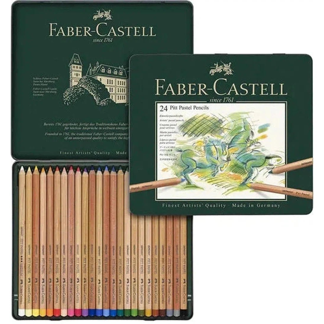 Faber Castell Colour Pencil Pitt Pastel 24 ColorWaves