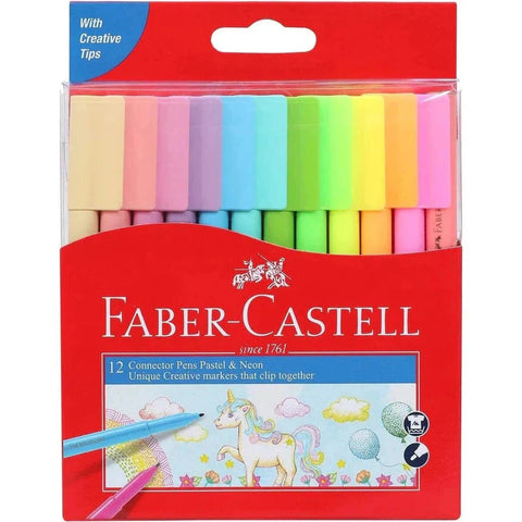 Faber Castell Connector Colored Markers Pastel And Neon ColorWaves