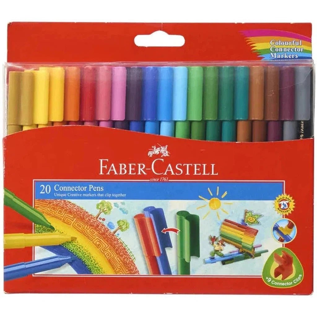 Faber Castell Connector Markers 20 Colors ColorWaves