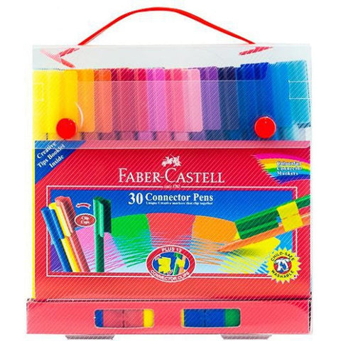 Faber Castell-Connector Pen Bucket Set (30 Colors) ColorWaves