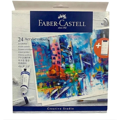 Faber Castell Creative Studio Acrylic Colours 24 ColorWaves