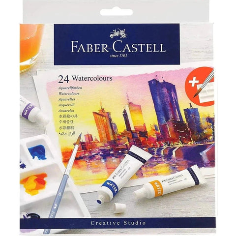 Faber Castell Creative Studio Watercolors 9 Ml 24 Colors ColorWaves