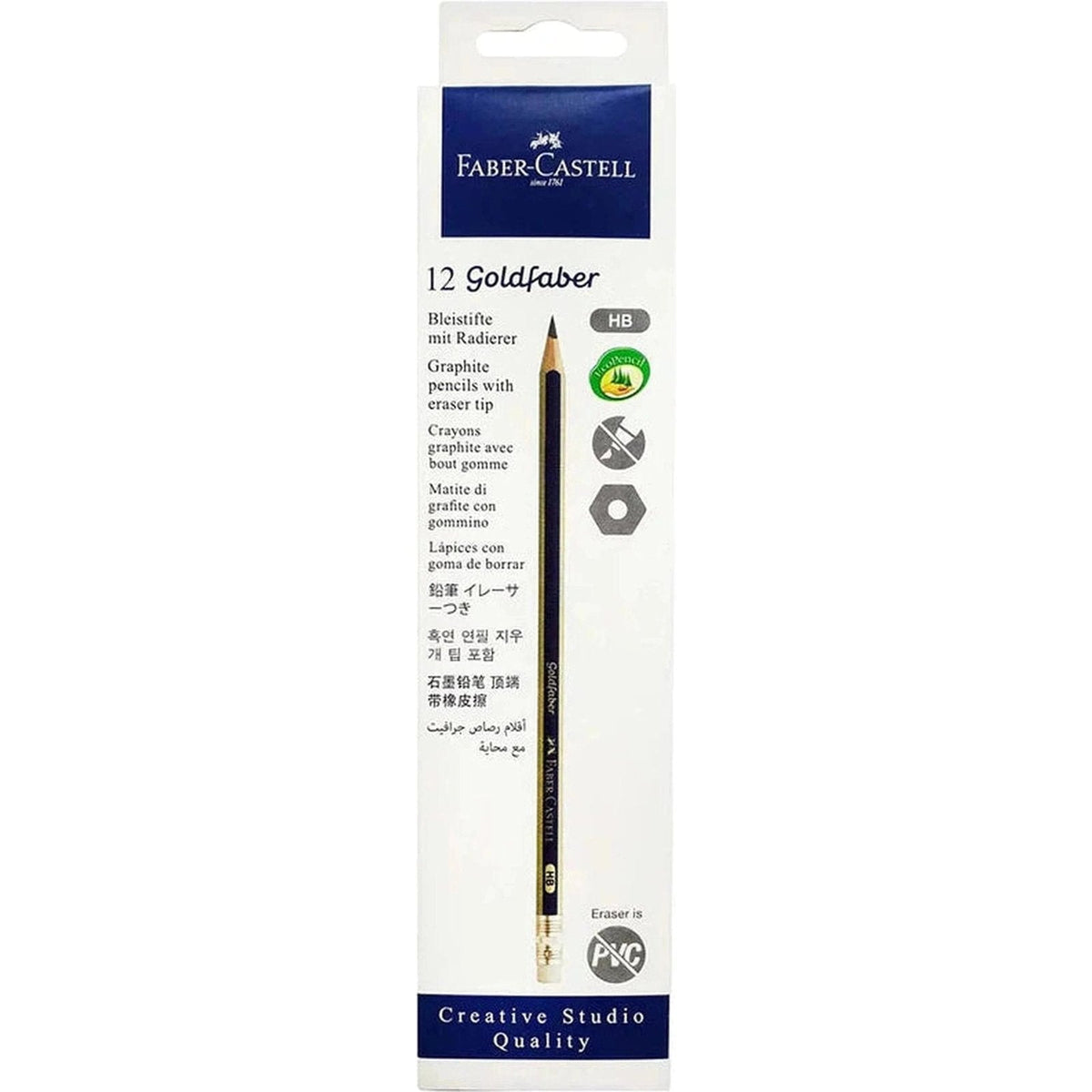 Faber Castell Gold Faber Pencil With Eraser ColorWaves