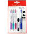 Faber Castell Grip Tex Pencil 4 Pcs ColorWaves