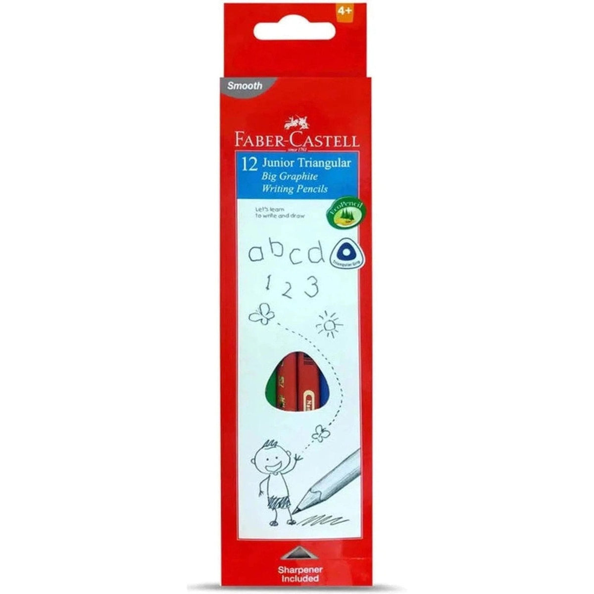 Faber Castell Junior Triangular Big Graphite ColorWaves