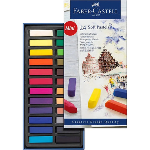 Faber Castell Mini Pastel Set 24 Colors ColorWaves