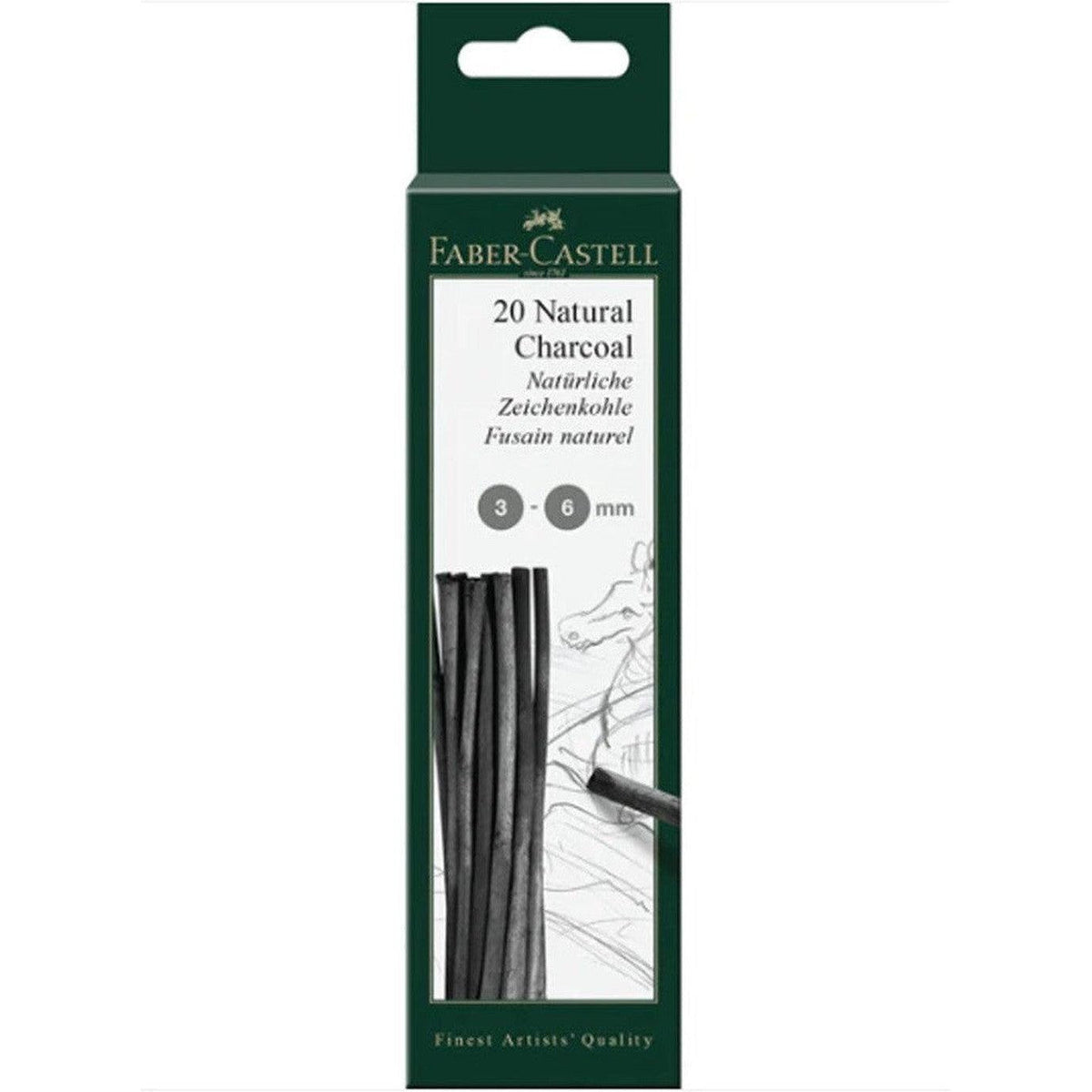 Faber Castell Natural Drawing Charcoal ColorWaves