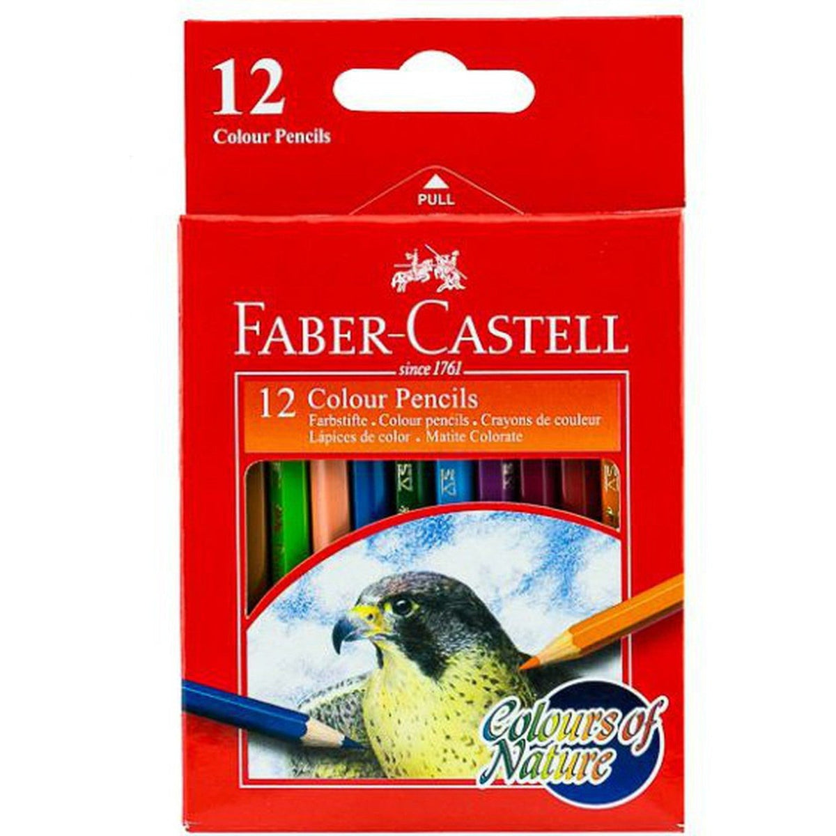 Faber Castell-Nature Color Pencil 12 (Half Size) ColorWaves
