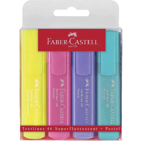 Faber Castell Pastel Highlighters 4 Colors ColorWaves