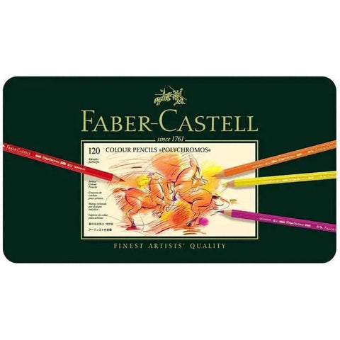Faber Castell Polychromos Colored Pencil Sets Set Of 120 ColorWaves