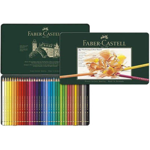 Faber Castell Polychromos Colour Pencils 36 Colors ColorWaves