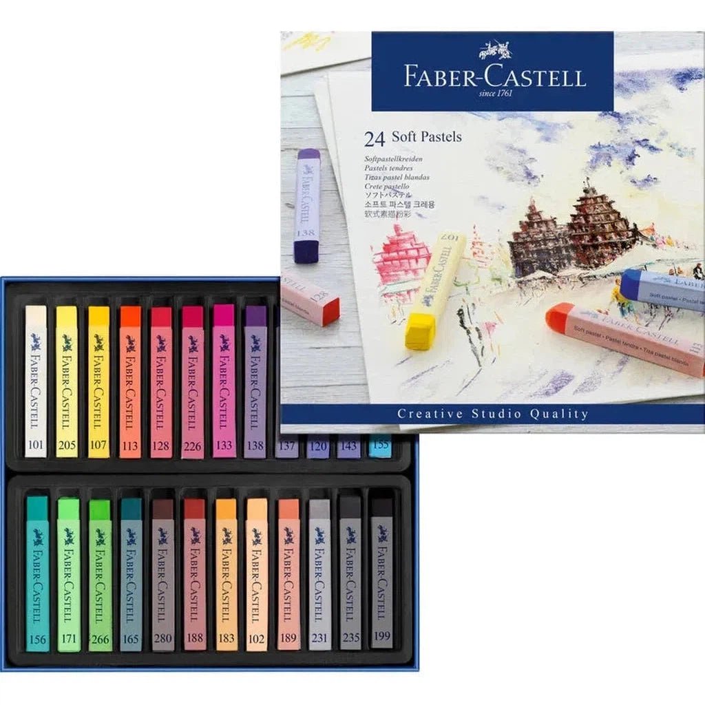 Faber Castell Soft Pastels 24 Colors ColorWaves