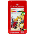 Faber Castell-Std Color Pencil 12 Colors (Flat Tin) ColorWaves