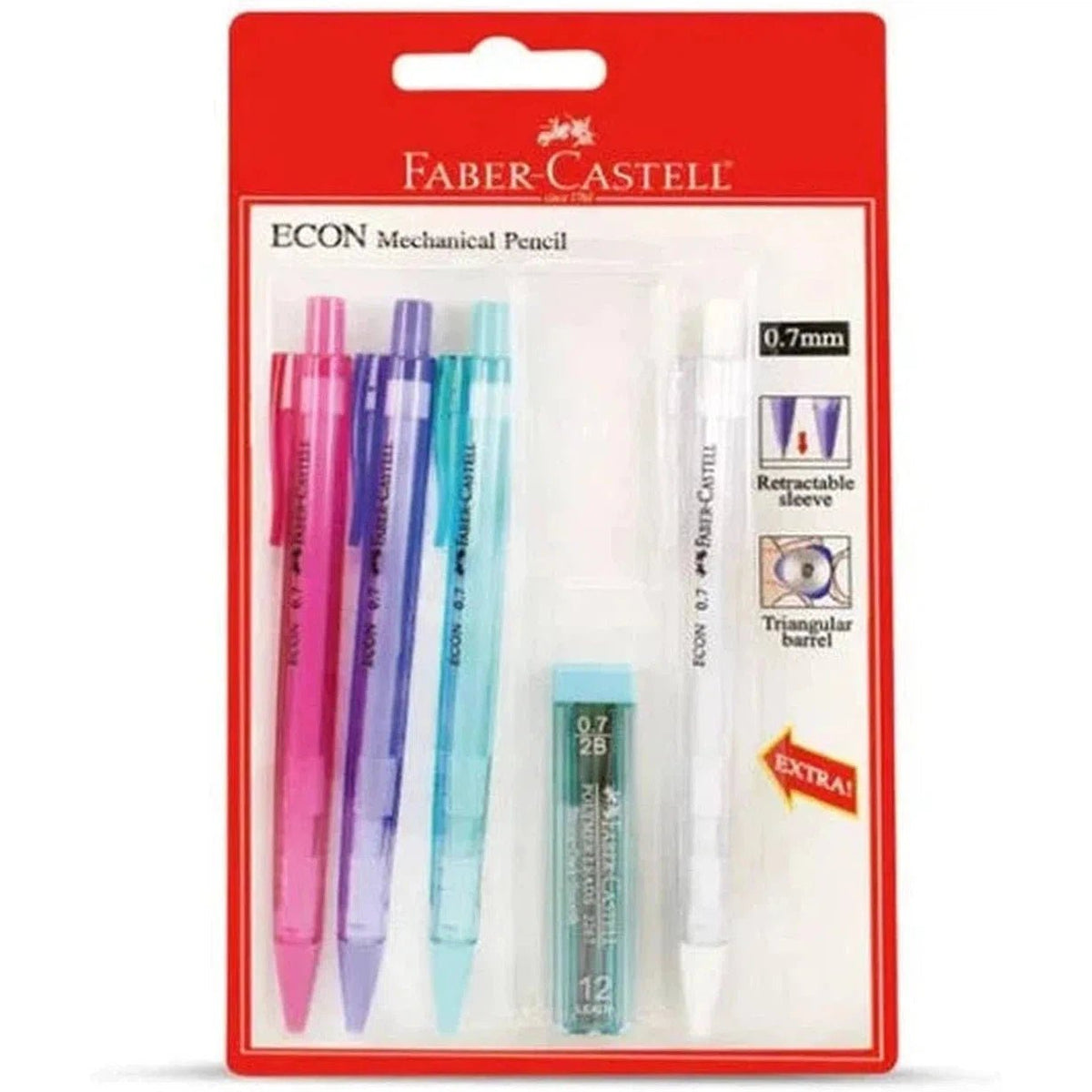 Faber Castell Super Econ Mechanical Pencil 0.7 ColorWaves