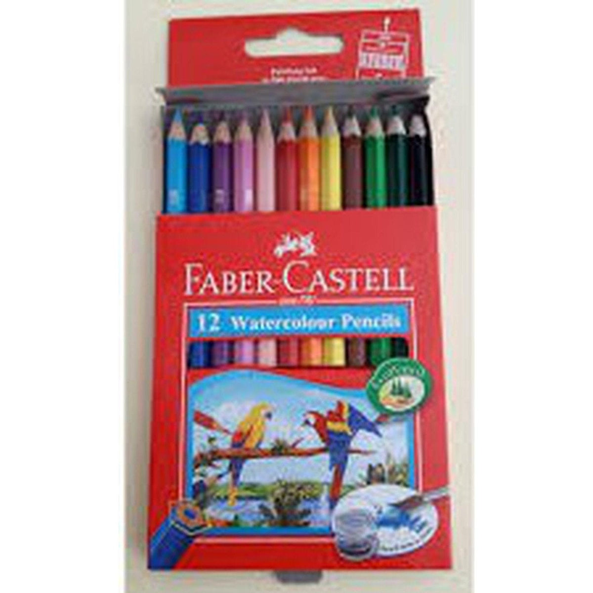 Faber-Castell Water Color Pencils - Assorted, 12Pcs/Pkt ColorWaves