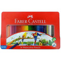 Faber Castell Watercolor Pencils 36 Colors Tin Case ColorWaves