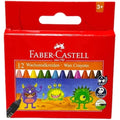 Faber Castell Wax Crayons 12 Colors ColorWaves