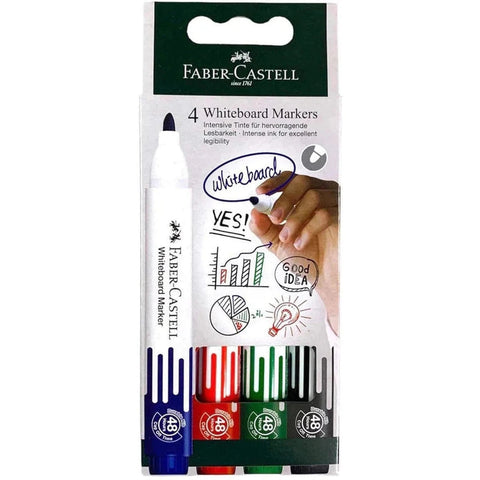 Faber Castell Whiteboard Markers 4 Colors ColorWaves