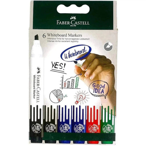 Faber Castell Whiteboard Markers 6 Colors ColorWaves