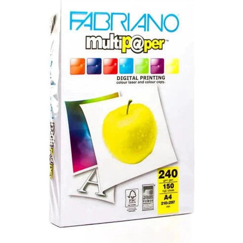 Fabriano Multi Purpose Uncoated A4 Size Paper 240 gsm/150 pages ColorWaves