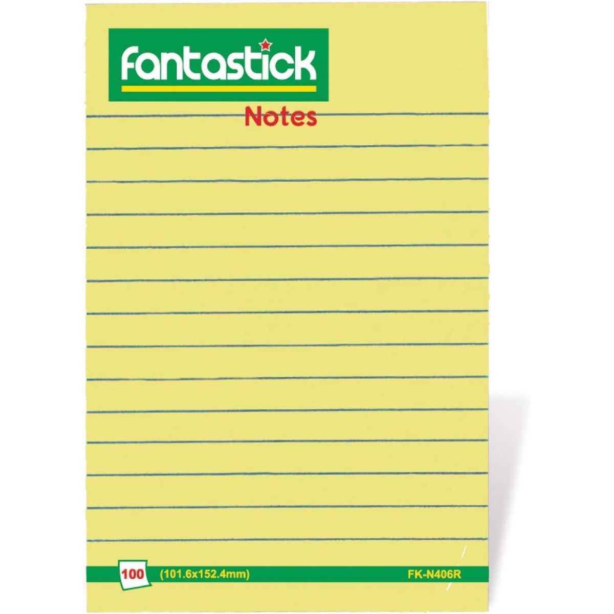 Fantastick Sticky Notes 4x6 ColorWaves