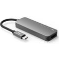 Feeltek 4-in-1 Portable USB Type C Hub - Grey ColorWaves