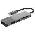 Feeltek 5-in-1 Portable USB Type C Hub - Grey ColorWaves