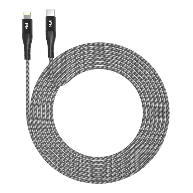Feeltek Air Lightning to USB-C Cable 180cm - Black ColorWaves