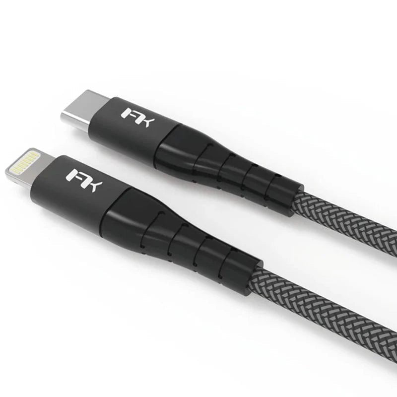Feeltek Air Lightning to USB-C Cable 180cm - Black ColorWaves