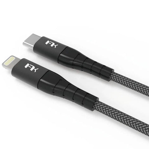 Feeltek Air Lightning to USB-C Cable 180cm - Black ColorWaves