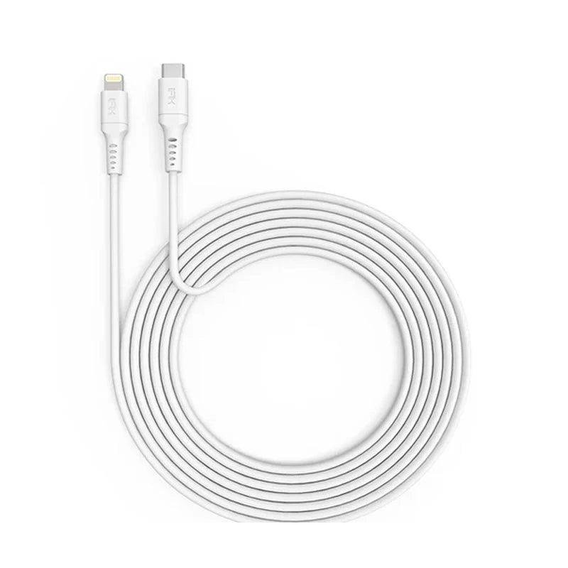 Feeltek USB-C to Lightning Cable 180cm - White ColorWaves