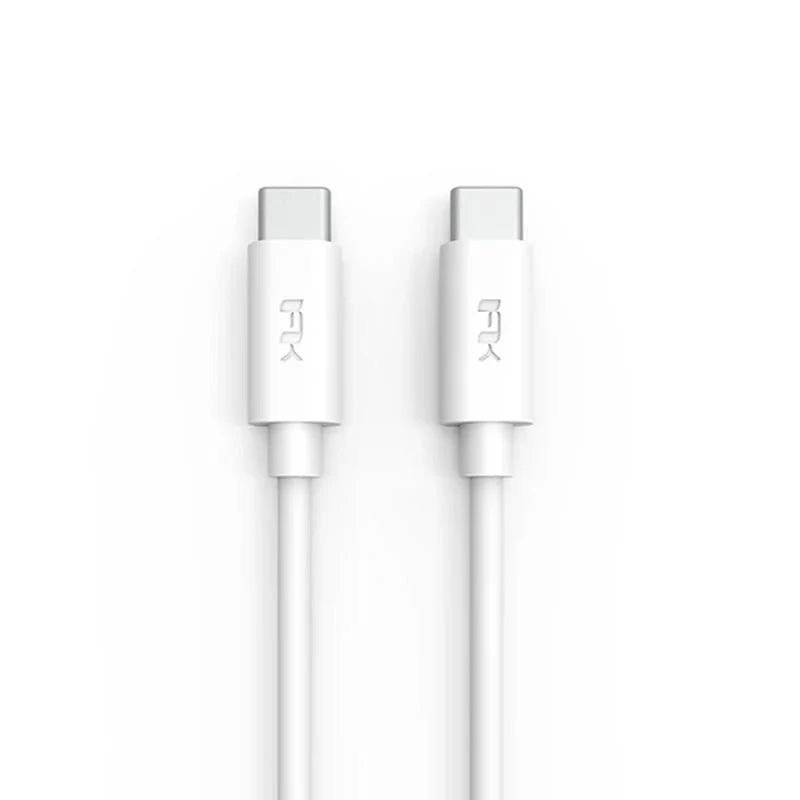 Feeltek USB-C to USB-C Cable 120cm - White ColorWaves