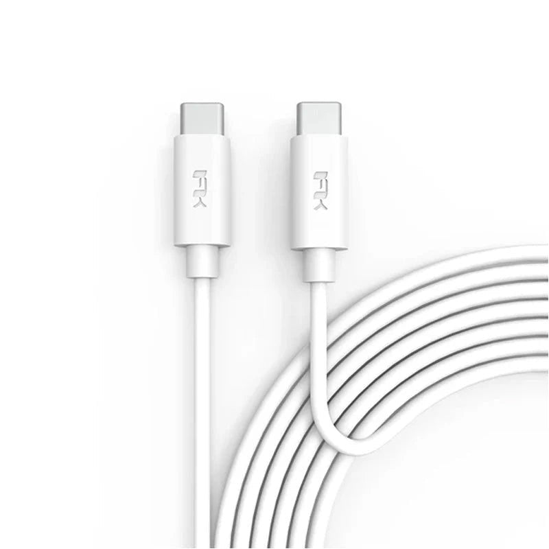 Feeltek USB-C to USB-C Cable 120cm - White ColorWaves