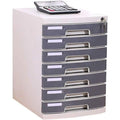 File Cabinet Plastic With Lock 7 Drawers ColorWaves