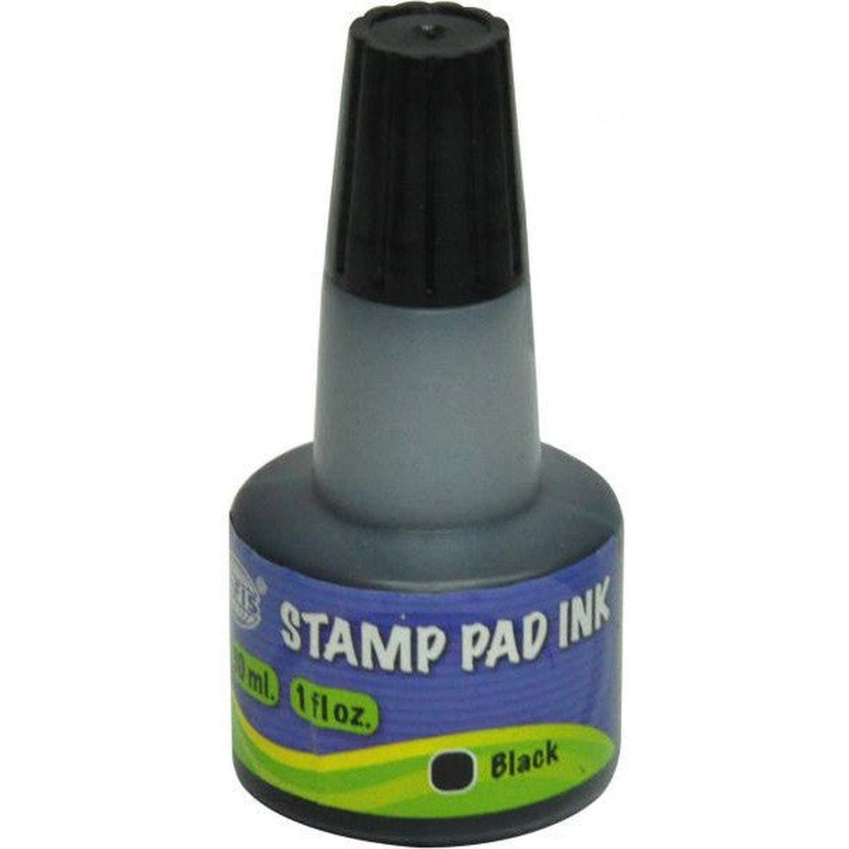 Fis (Fsik030Bk) Black Stamp Pad Ink Without Oil - 30Ml ColorWaves