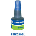 Fis (Fsik030Bl) Blue Stamp Pad Ink Without Oil - 30Ml ColorWaves