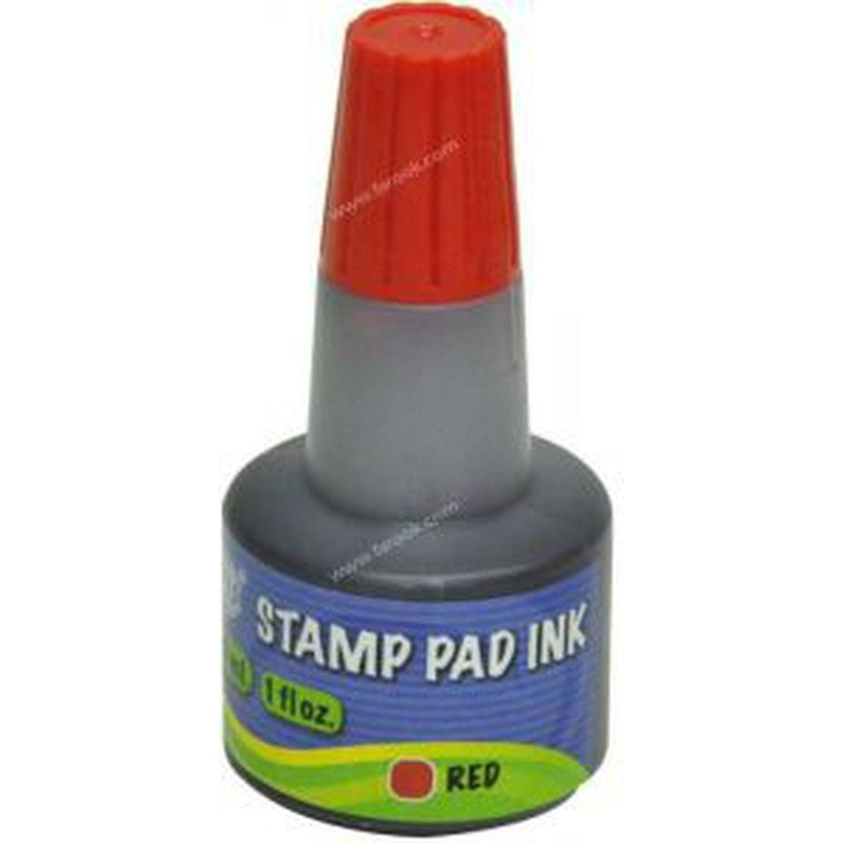 Fis (Fsik030Re) Red Stamp Pad Ink Without Oil - 30Ml ColorWaves