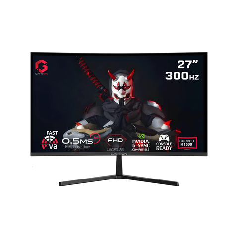 GameOn 27″ C27F300 Curved 300Hz 0.5ms FHD HDMI 2.1 Gaming Monitor GameOn