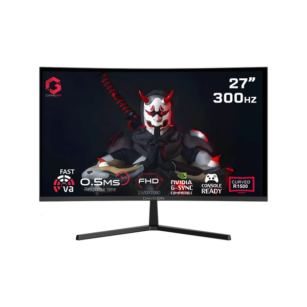 GameOn 27″ C27F300 Curved 300Hz 0.5ms FHD HDMI 2.1 Gaming Monitor
